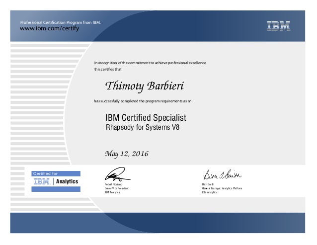 IBM Big Data & Analytics Specialist