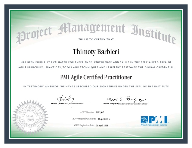 PMI-ACP® - Agile Certified Practitioner