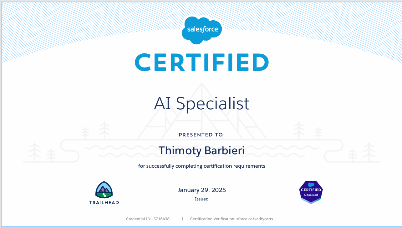 Salesforce AI Specialist