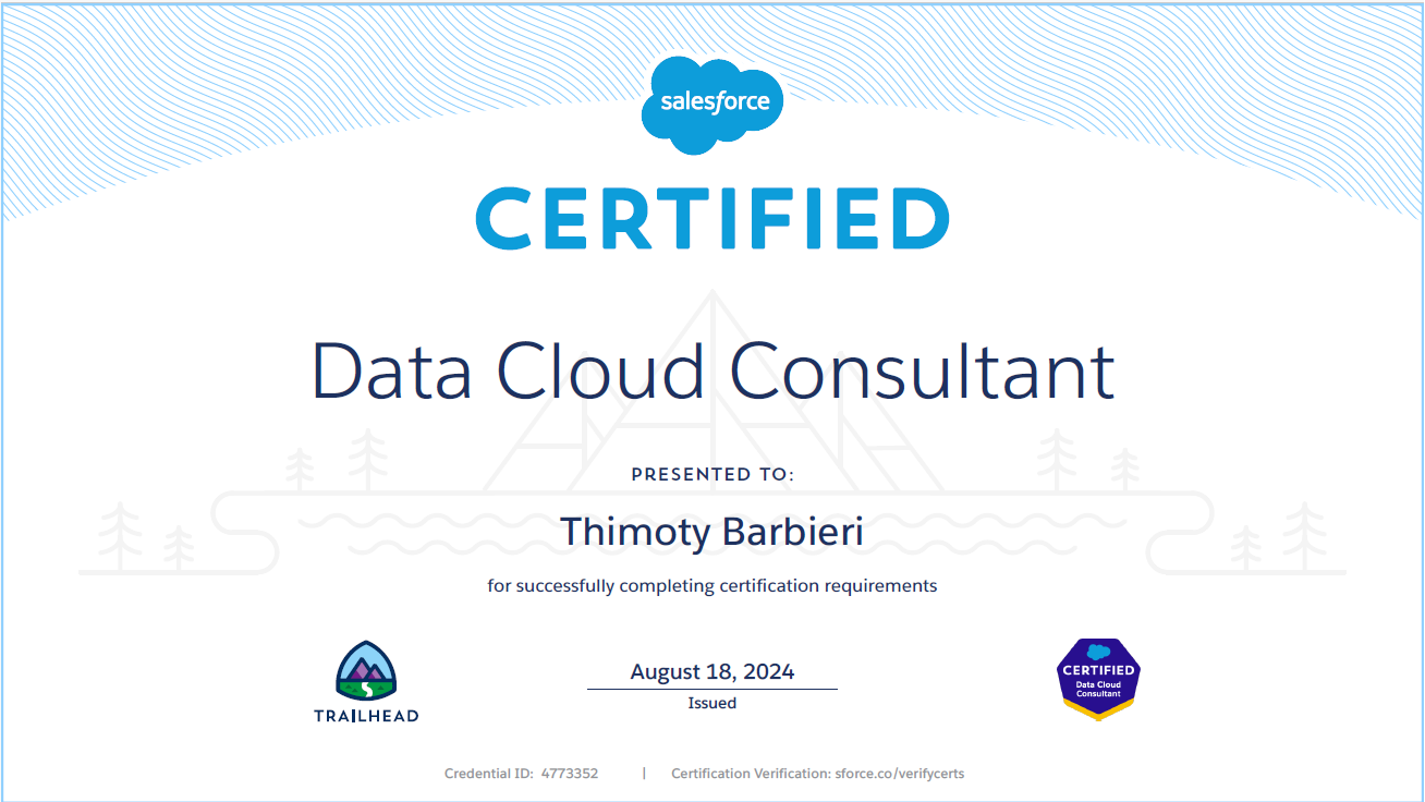 Salesforce Data Cloud Consultant